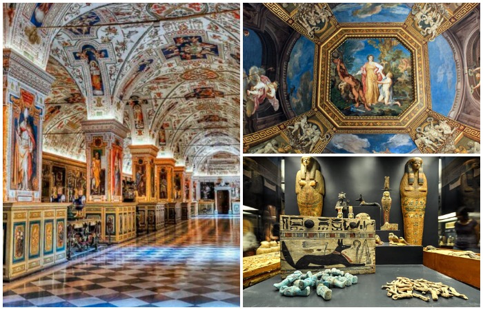 Музеи Ватикана - один из самых популярных в мире. /Фото: wp.com, italy4.me