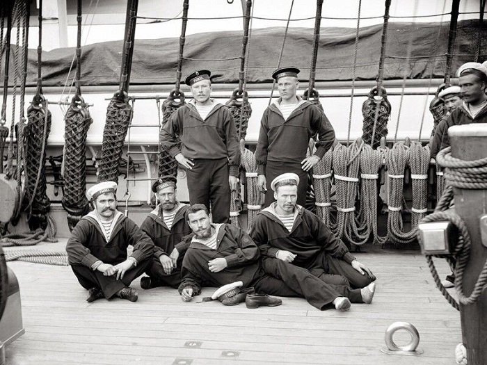 Российские моряки в 19 веке. /Фото: pulse.mail.ru