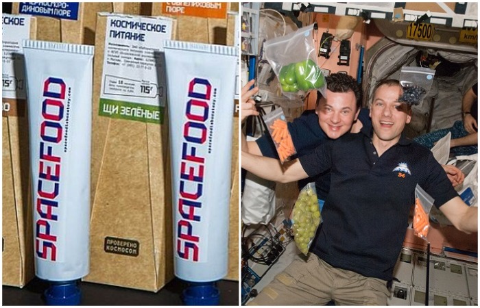 НАСА в своё время пыталось столь нетривиальным образом изменить практику питания астронавтов. /Фото: kommersant.ru, naked-science.ru