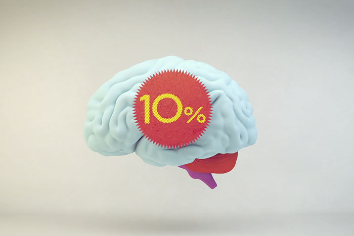 Один из самых распространённых мифов о мозге. /Фото: theoryandpractice.ru