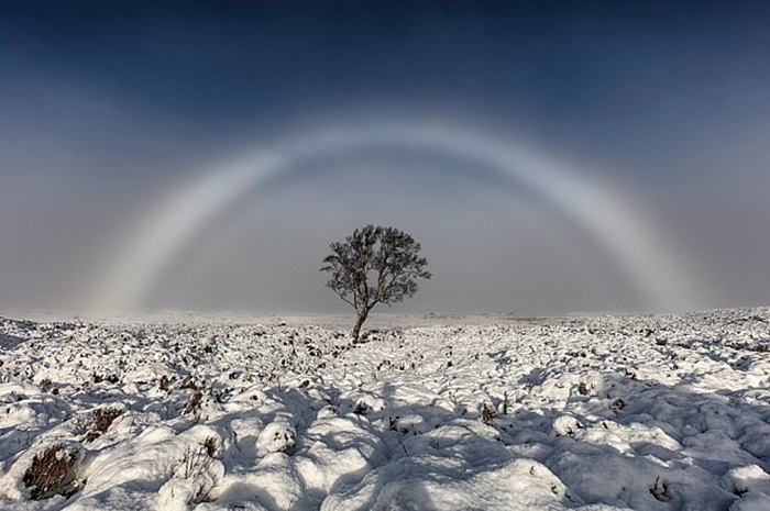 Нестандартный вариант радуги. /Фото: gismeteo.ru