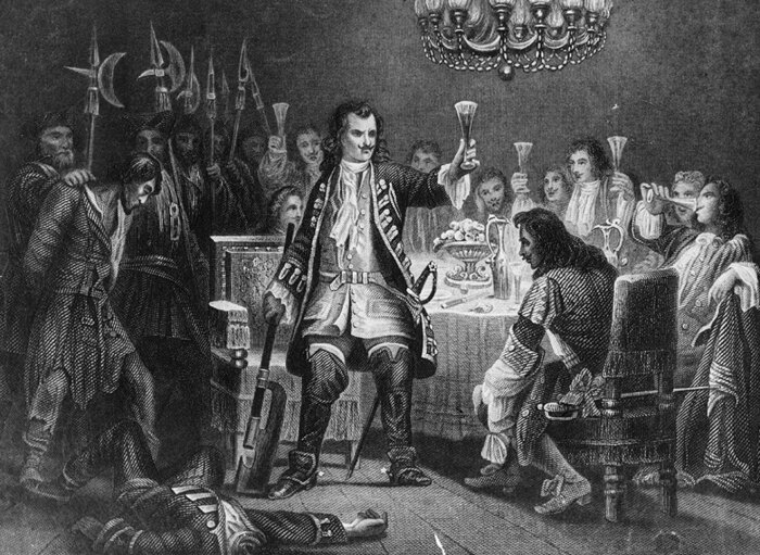 Император Пётр Великий придумал время для распития водки и традицию штрафной.