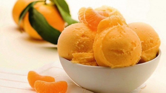 Мороженое с мандариновым соком - популярный дореволюционный десерт. /Фото: otmetka.tv