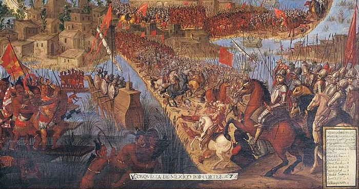 Взятие Теночтитлана испанскими конкистадорами. /Фото: worldhistory.org