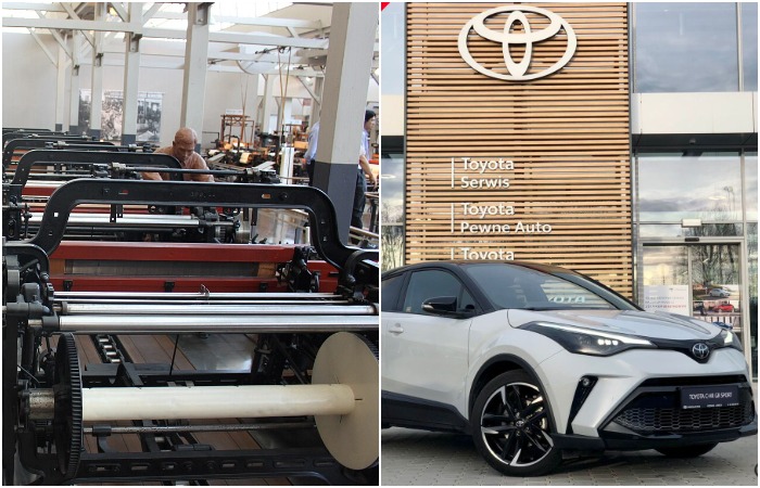 Автор первого японского механизированного ткацкого станка в какой-то момент переключился на машины. Автор первого японского механизированного ткацкого станка в какой-то момент переключился на машины.