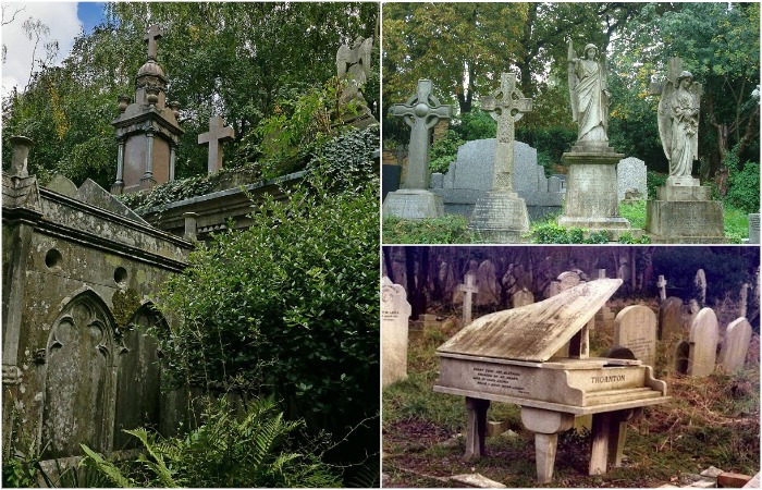 Архитектура склепов, изящество скульптур и памятники, овитые плющом - не хуже лучших пейзажей в исторических садах и парках.