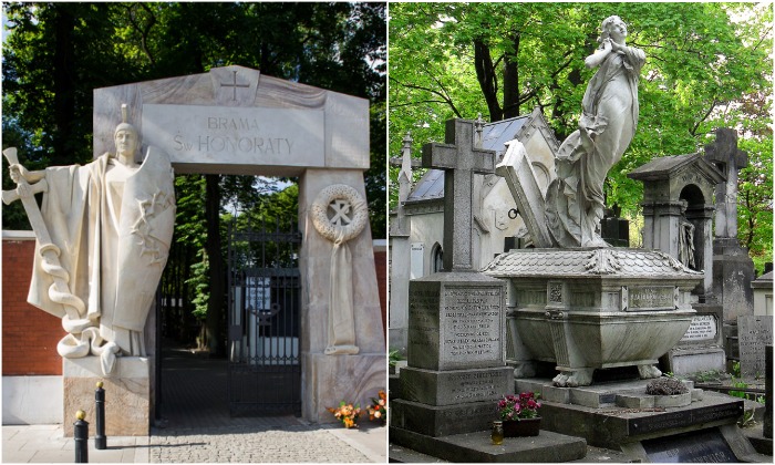 Самое известное и большое кладбище Польши.