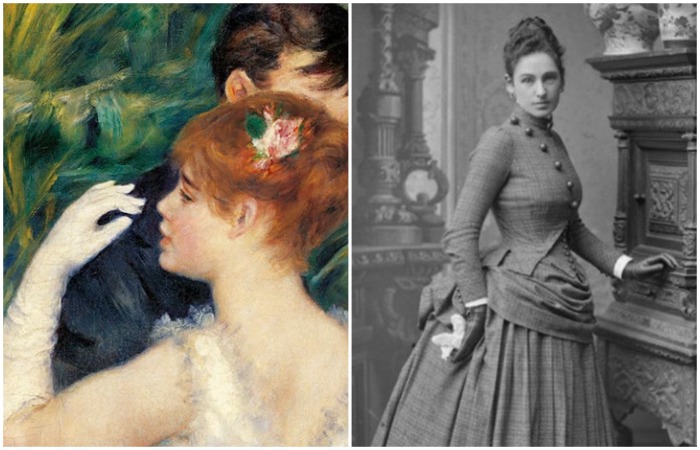 На балы и на прогулки - перчатки тогда надевали постоянно. На балы и на прогулки - перчатки тогда надевали постоянно.