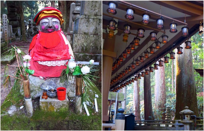 От скульптур на памятниках до Зала Ламп - на японском кладбище есть, чем полюбоваться.