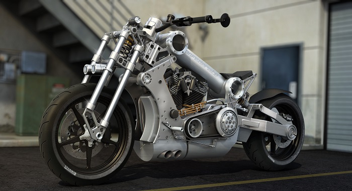 Мотоцикл, который похож на конструктор. /Фото: loversofmoto.com