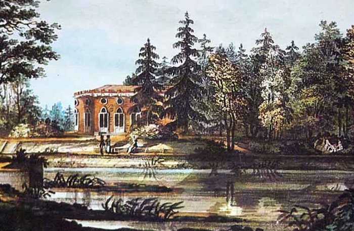 Баболовский дворец в 1820-х гг. /Фото: wikipedia.org