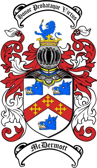 Один из вариантов герба рода МакДермотт. /Фото: wikipedia.org