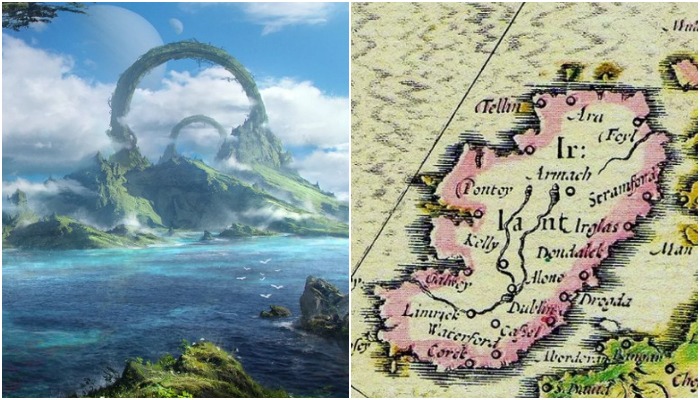 Ирландский мифический остров на самом деле - целый материк. /Фото: livejournal.com