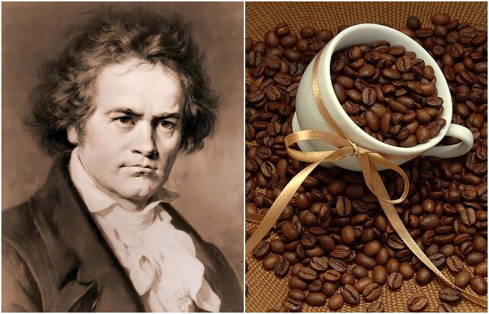 Подход к варке кофе у Бетховена был странным. /Фото: belcanto.ru, redcup.com.ua