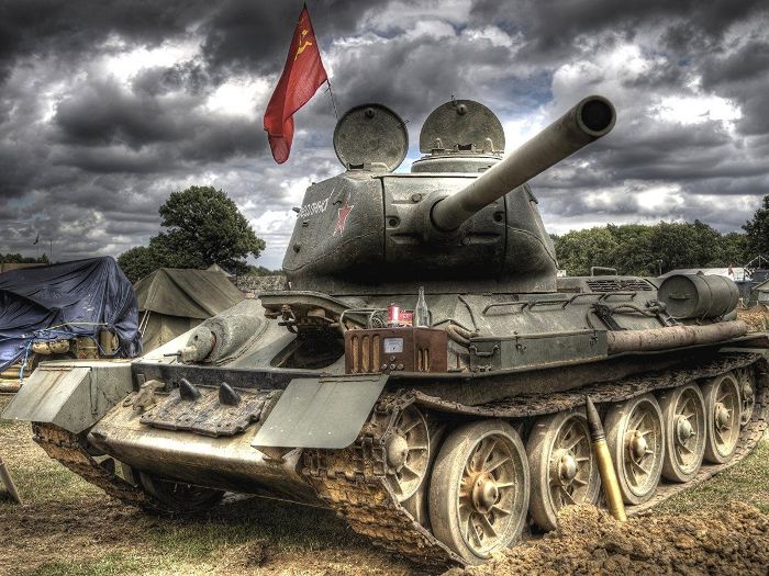 Мощь легендарного советского танка признавалась и противником. /Фото: pinterest.ru
