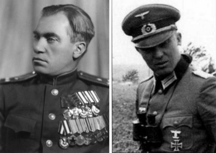 Илья Григорьевич Старинов (слева) и Георг фон Браун (справа). /Фото: back-in-ussr.com