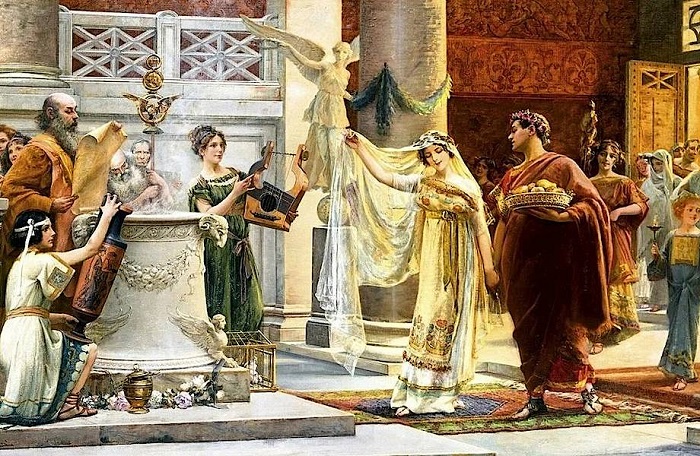 Некоторые римляне перед свадьбой проходили испытательный срок. /Фото: travelask.ru