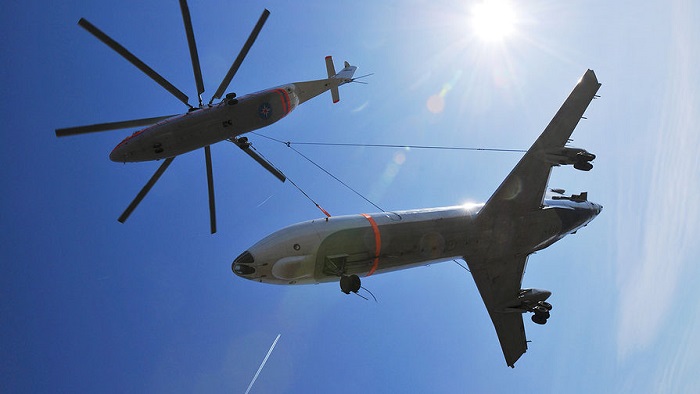 Так работает вертолёт не только на войне. /Фото: gazeta.ru