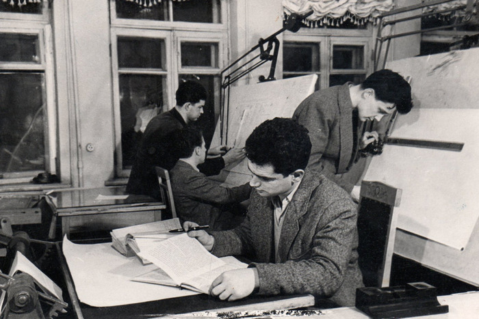 Советский студент Гари Гамуля (на переднем плане). /Фото: rg.ru