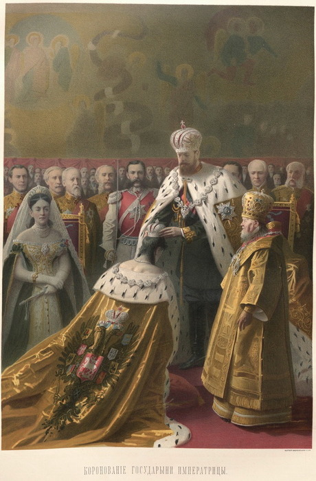 Коронация Александра III и Марии Фёдоровны, 1883 год. /Фото: wikipedia.org