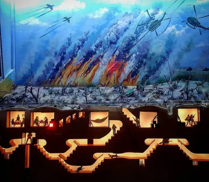 Система тоннелей в экспозиции музея войны во Вьетнаме. /Фото: inspitrip.com