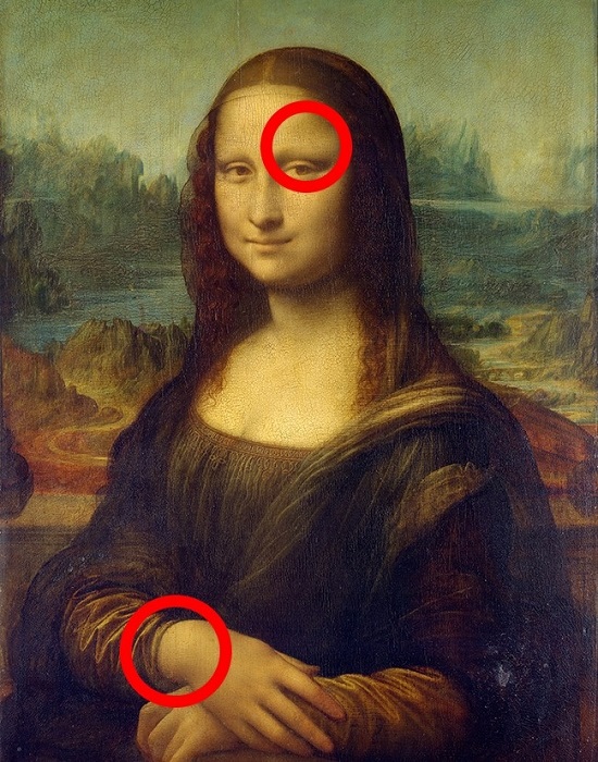 Мона Лиза полна то ли случайных, то ли специальных ошибок. /Фото: fullpicture.ru