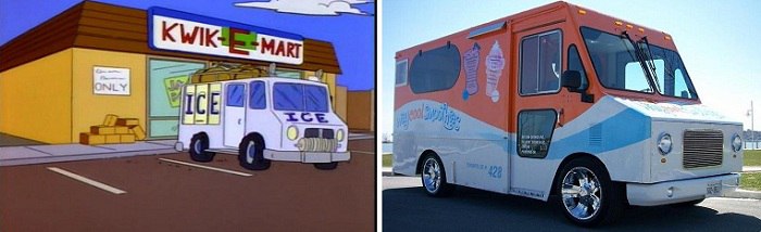 В мультике, где множество персонажей - американские дети, не могло не появиться фургончика с мороженым. /Фото: chronoton.ru