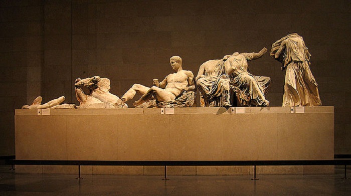 Многие скульптуры из Парфенона ныне - экспонаты Британского музея. /Фото: polit.ru