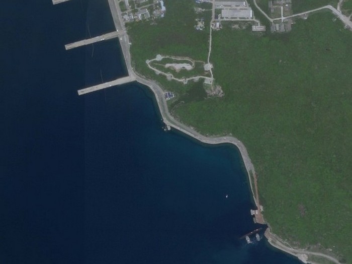 Первый спутниковый снимок китайской военной базы. /Фото: gettyimages.com