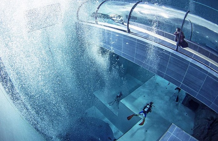 Самый глубокий бассейн на планете. /Фото: tilda.com