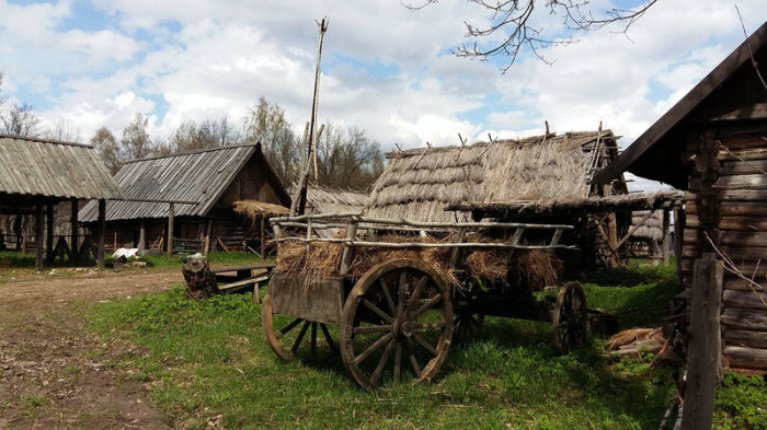 В некоторых домах сохранились русские печи / Фото: frosya-hod.livejournal.com