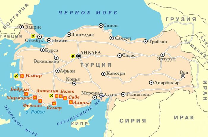 Туроператоры, как правило, предлагают несколько городов для отдыха: Самсун, Амасру, Трабзон и Синоп / Фото: turktrip.ru