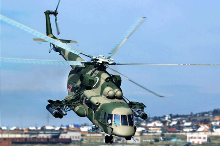 Вертолет с колесными шасси, в отличие от машины на полозьях, может снижаться с горизонтальной скоростью / Фото: ru.krymr.com
