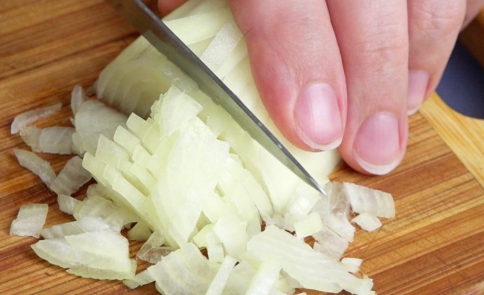 Благодаря простому приему в процессе нарезания луковица не развалится, как это обычно бывает / Фото: legkovmeste.ru