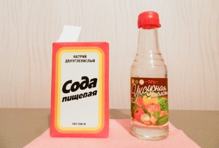 Сода и уксус - универсальные очищающие и отбеливающие продукты / Фото: sodavsem.ru