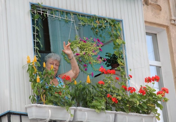 Растения в висячих клумбах требуют тщательного ухода / Фото: s.citysites.ua