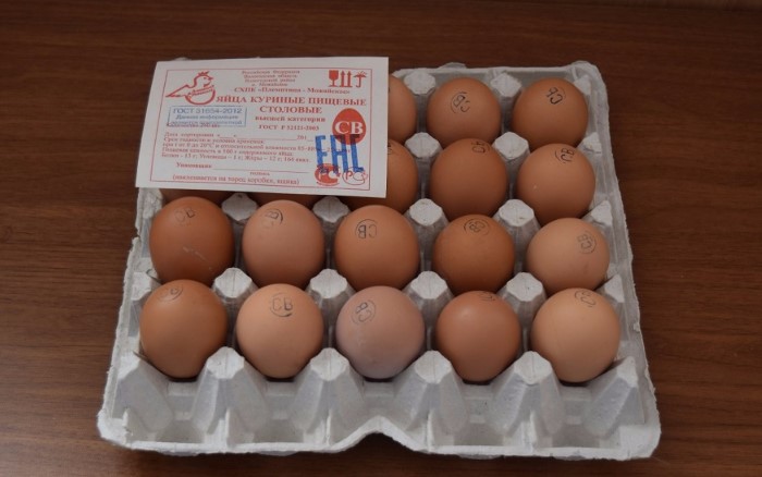 Фабричные яйца проходят обязательную маркировку / Фото: volmoldom.ru