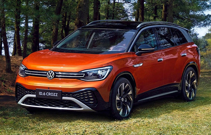 На Volkswagen ID.6 барабанные стоят сзади.