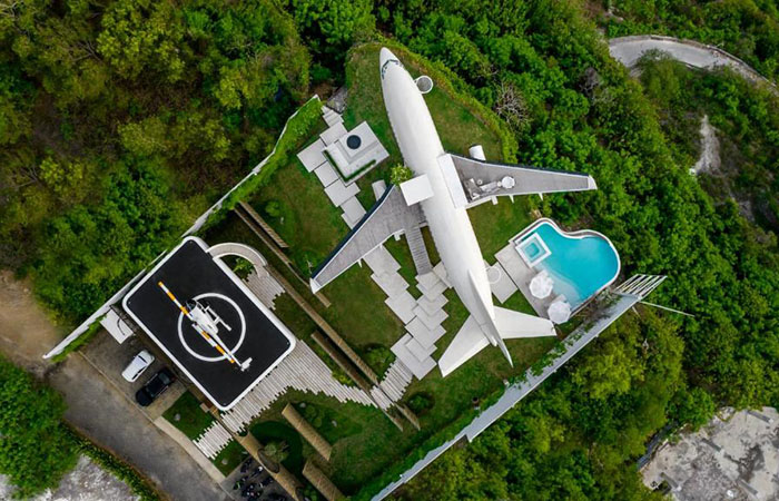 Отель из самолёта. Отель из самолёта.