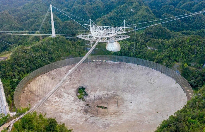 Обсерватория Аресибо./ Фото: youtube.com