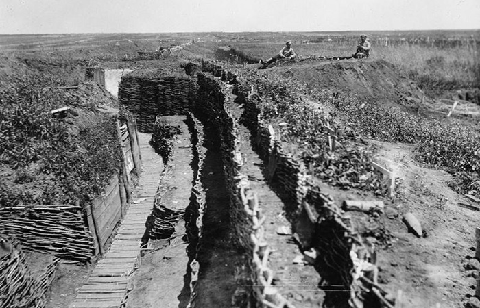 Укрепления Первой мировой./ Фото: iwm.org.uk Укрепления Первой мировой./ Фото: iwm.org.uk