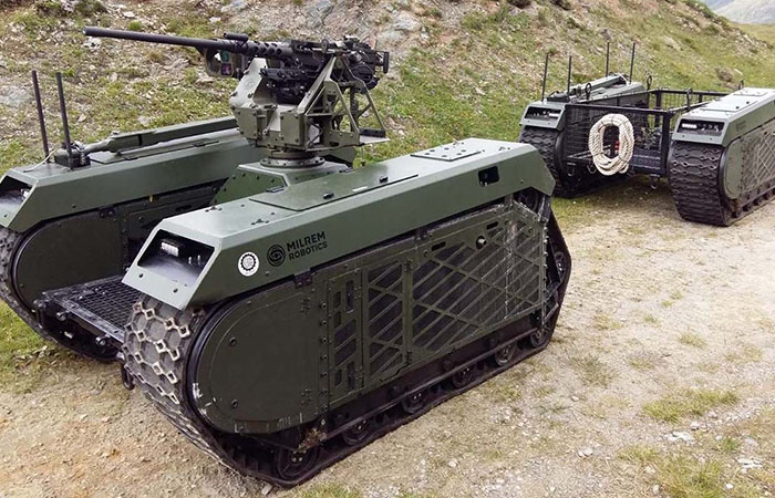 На что способен новый эстонский боевой робот 