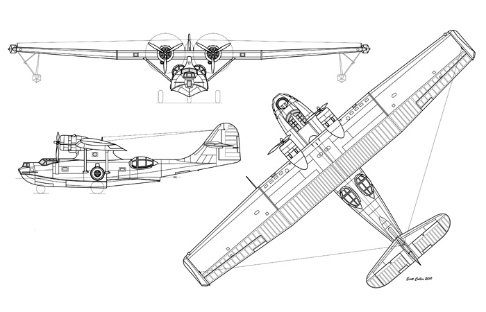 Схема PBY Catalina