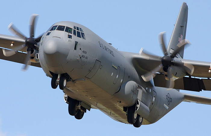 Lockheed Martin C-130J Super Hercules./ Фото: vfl.ru