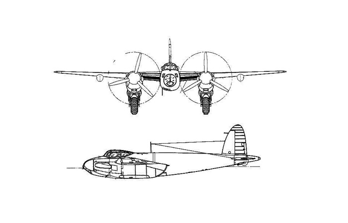 Основным материалом для самолёта стало дерево.