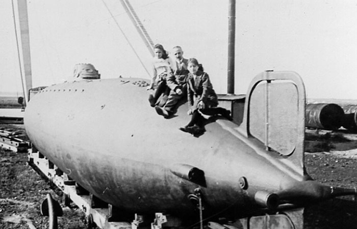 Подводная лодка Seeteufel. / Фото: slides.com