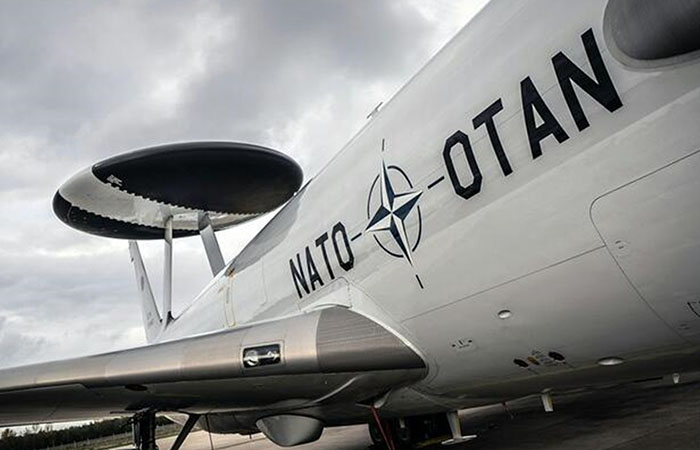Самолёт AWACS НАТО./ Фото: korrespondent.net