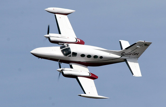 Двухмоторная Cessna./ Фото: pinterest.com