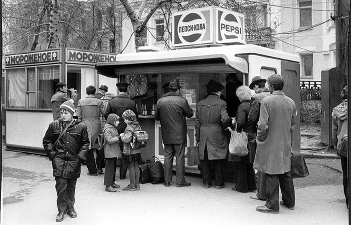 Пепси было привычным явлением в СССР