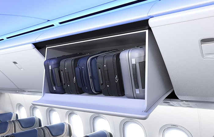 Системы хранения рассчитаны на определённый размер сумок Системы хранения рассчитаны на определённый размер сумок